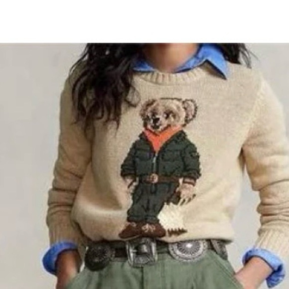 Adorable bear sweater! Brand new! - Picture 3 of 3